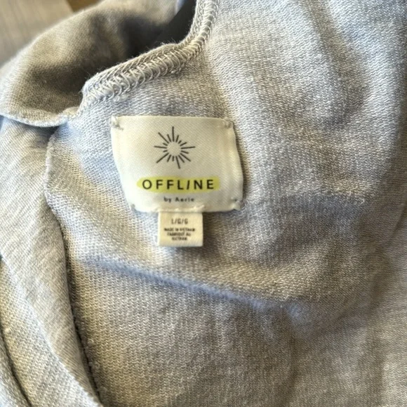 Aerie Gray Tank Top - Never Not Tired - Picture 3 of 5